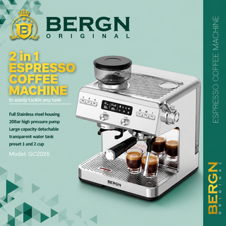 اسپرسو ساز و آسیاب BERGN مدل GC-2026