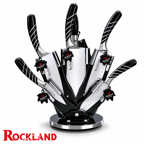 سرویس کارد و ساتور آشپزخانه ۷ پارچه راکلند ROCKLAND